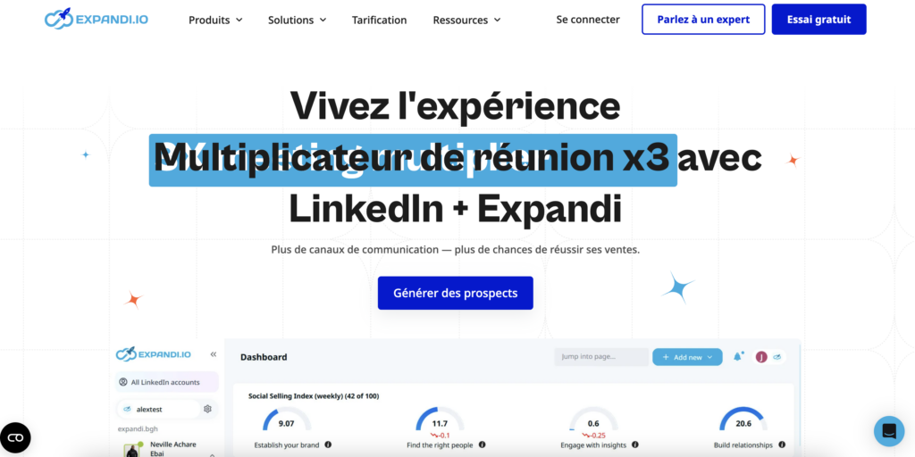 Expandi io alternative à dux soup