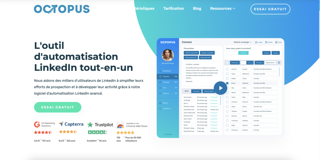 Octopus crm alternative à dux soup