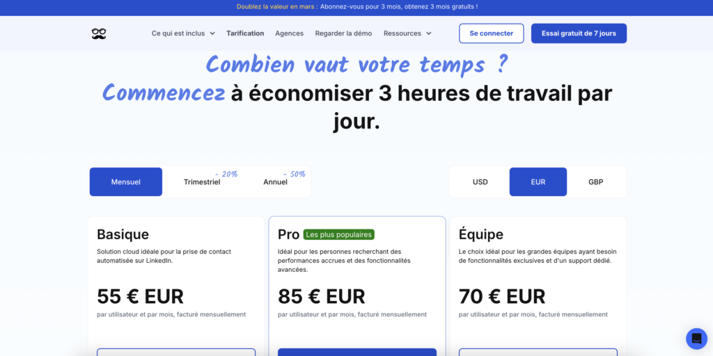 tarif de meet alfred