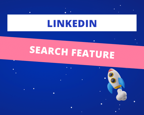 LinkedIn search feature