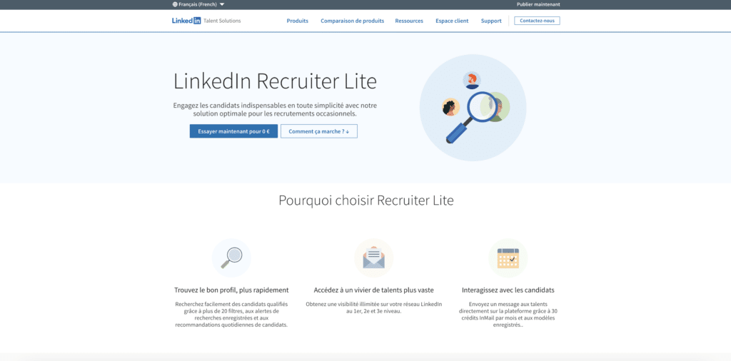 Linkedin Recruiter Lite c'est quoi ?