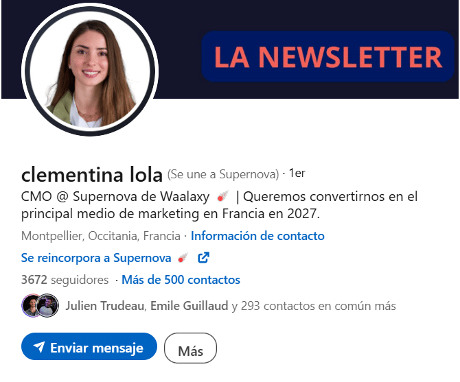 ejemplo perfil linkedin