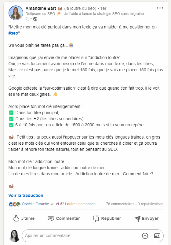 Amandine Bart 🦦 sur LinkedIn : ELLE EST ENFIN LÀ. MA PETITE