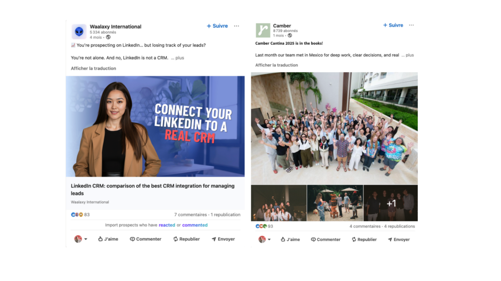 Company accounts like 