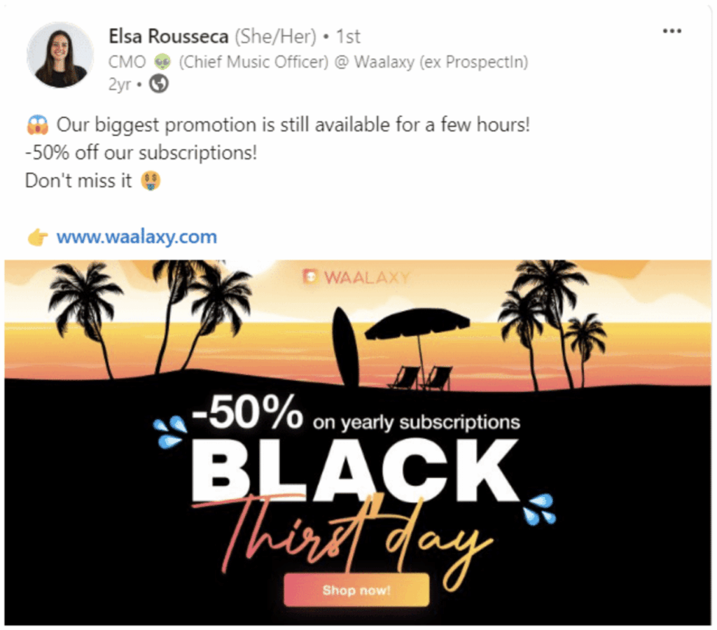 Aggiungere un'immagine nel post di LinkedIn - Immagine di LinkedIn