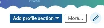 add profile section on linkedin
