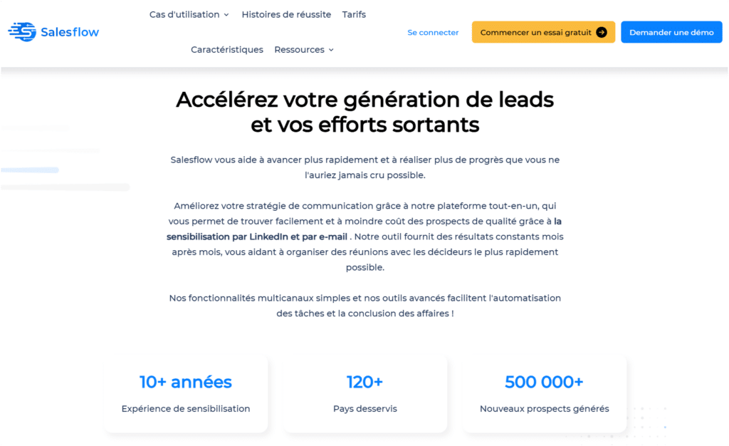 SalesFlow automatisation LinkedIn