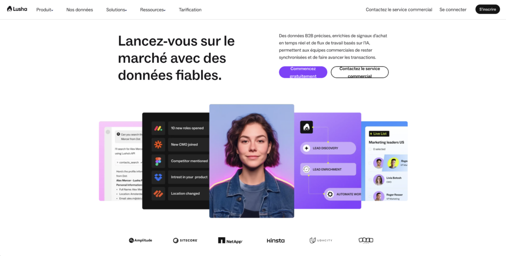 Lusha outil automatisation LinkedIn