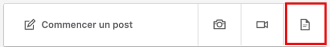 creer un post linkedin