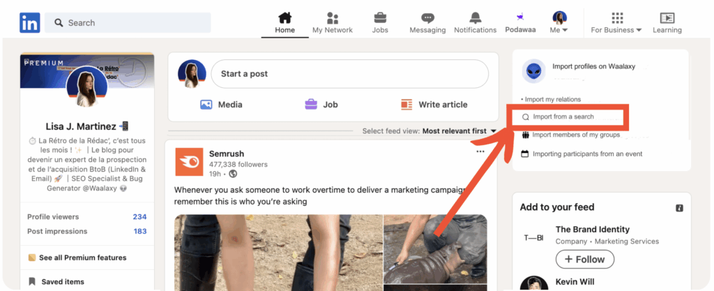 web scraping LinkedIn