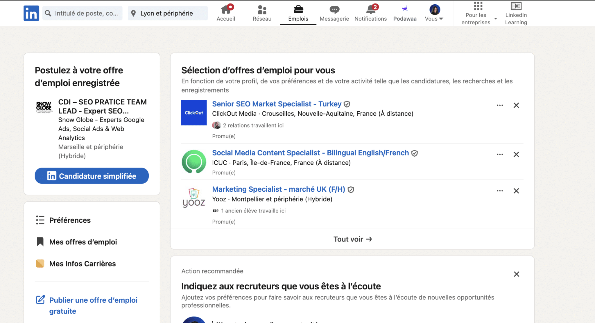 OFFRES D EMPLOI SUR LINKEDIN visual data 8