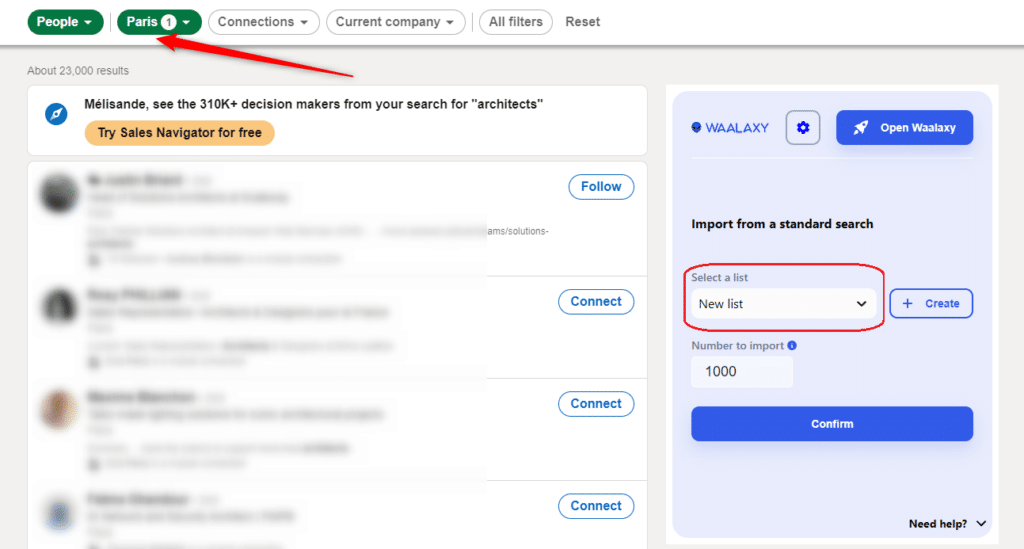 LinkedIn data scraping