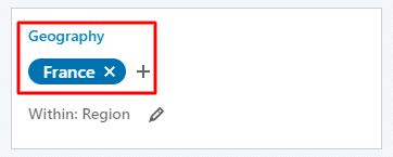 select geography on linkedin search engine