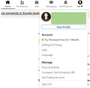 how to find my linkedin url on iphone app