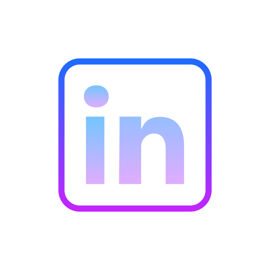 Logo Linkedin dégradé