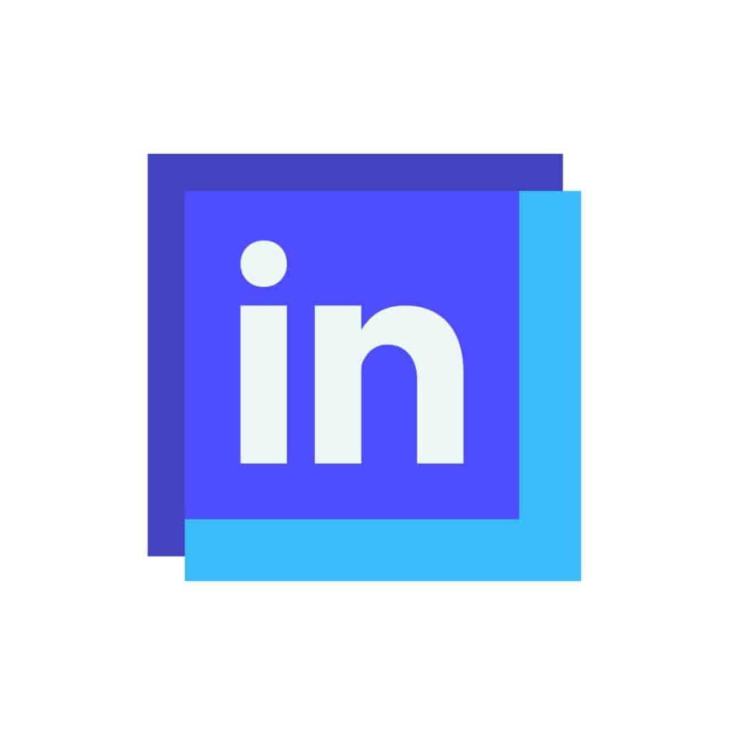 Square LinkedIn logo