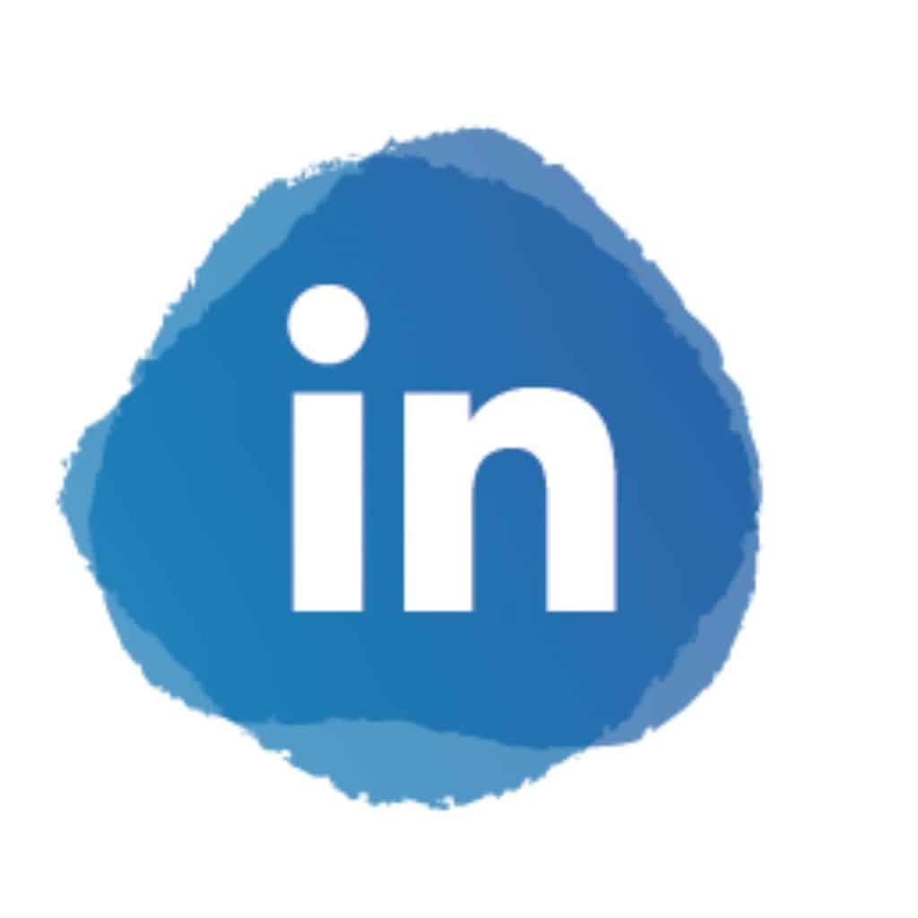 logo linkedin aquarelle