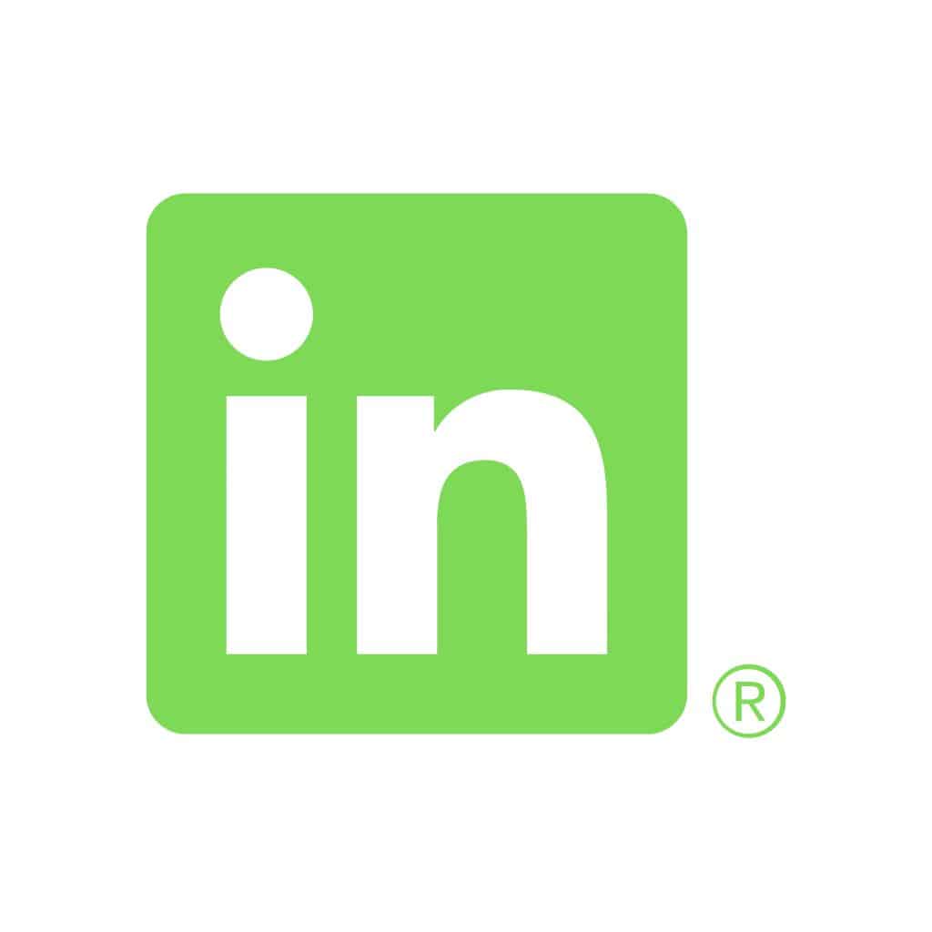 Green LinkedIn logo jpg