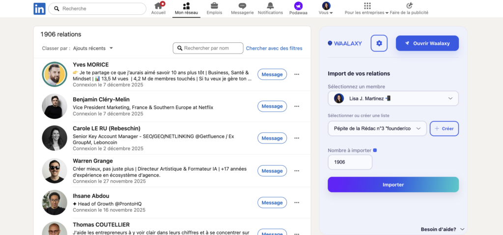 Relations LinkedIn et SSI 