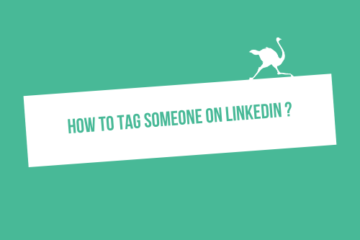 How to tag someone on LinkedIn ?