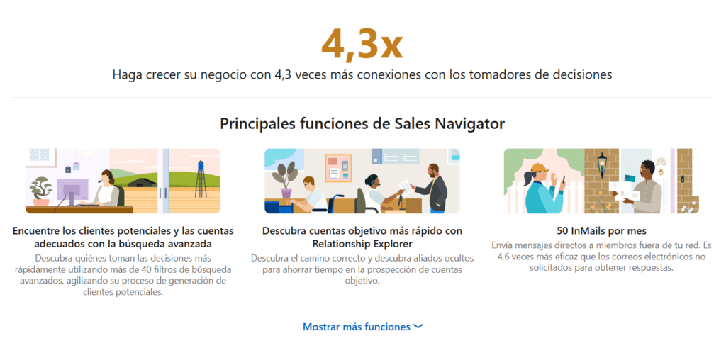 como prospectar clientes en LinkedIn Sales Navigator