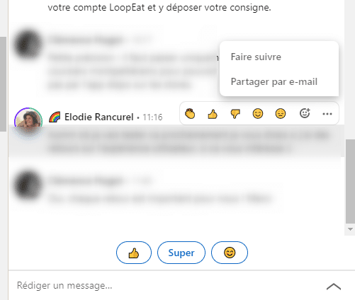  impossible de supprimer le message linkedin 