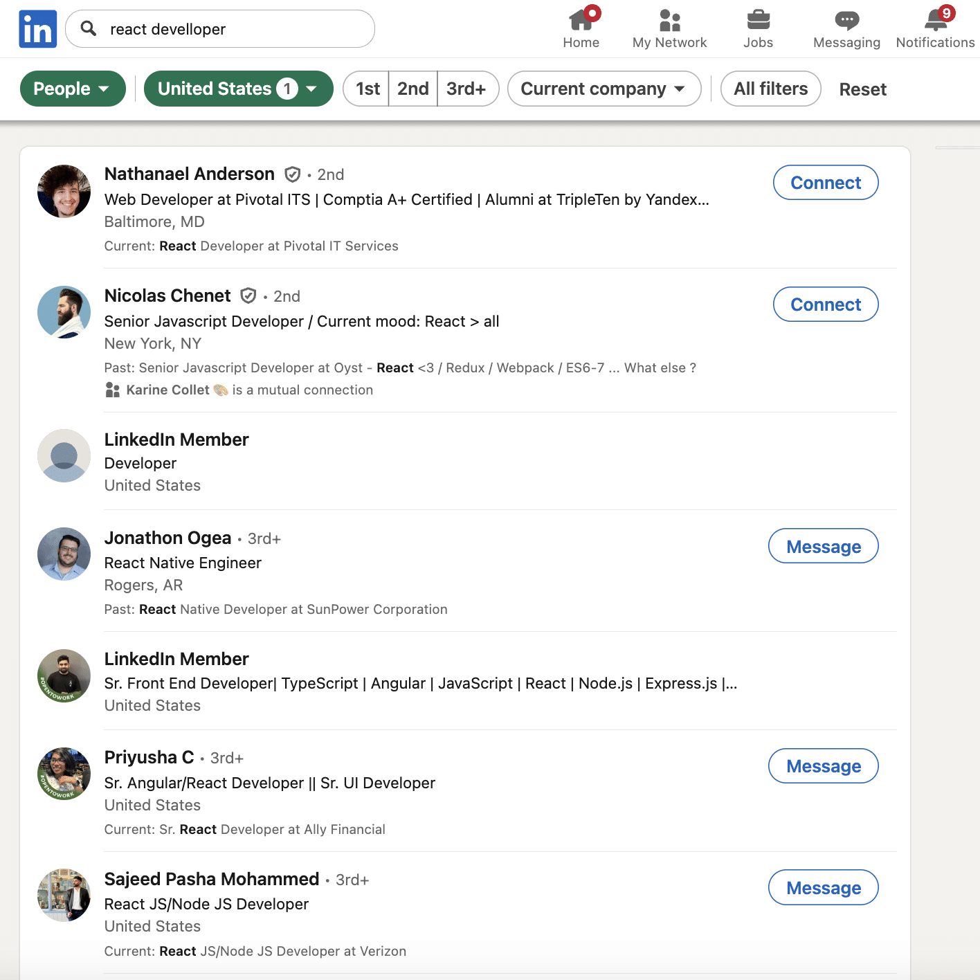 LinkedIn Login network