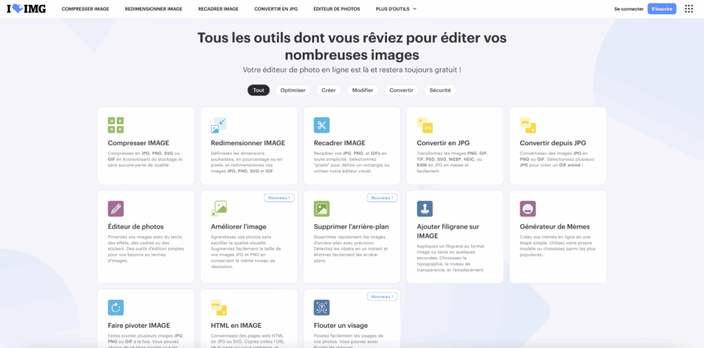 Créer une bannière LinkedIn - Iloveimage
