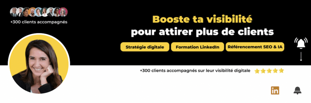 Exemple de bannière LinkedIn professionnelle