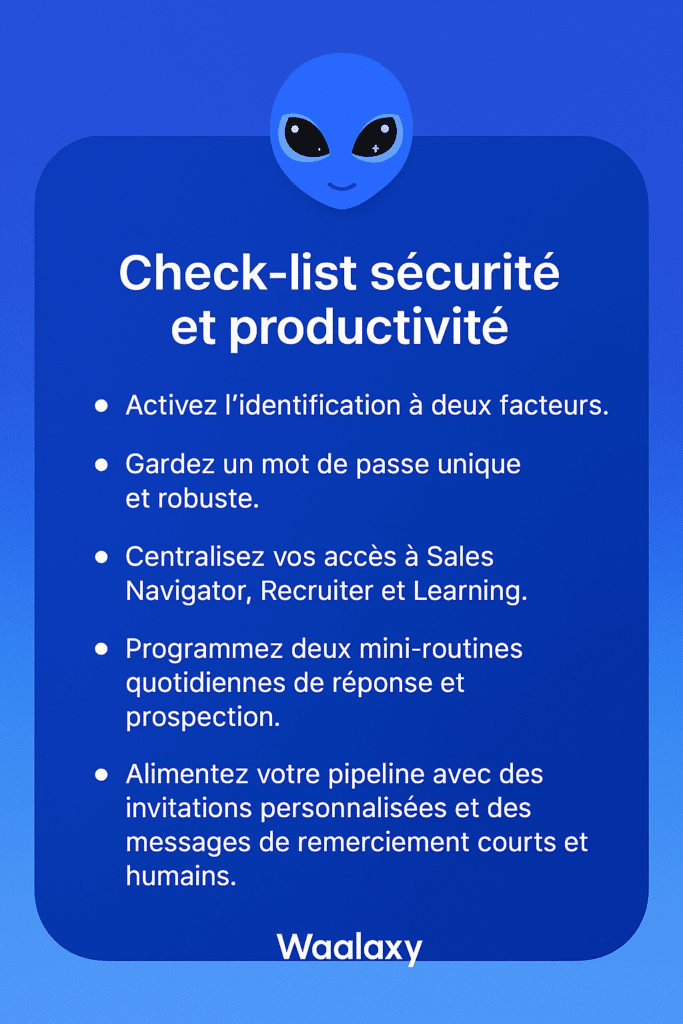 Lista de verificación linkedin login