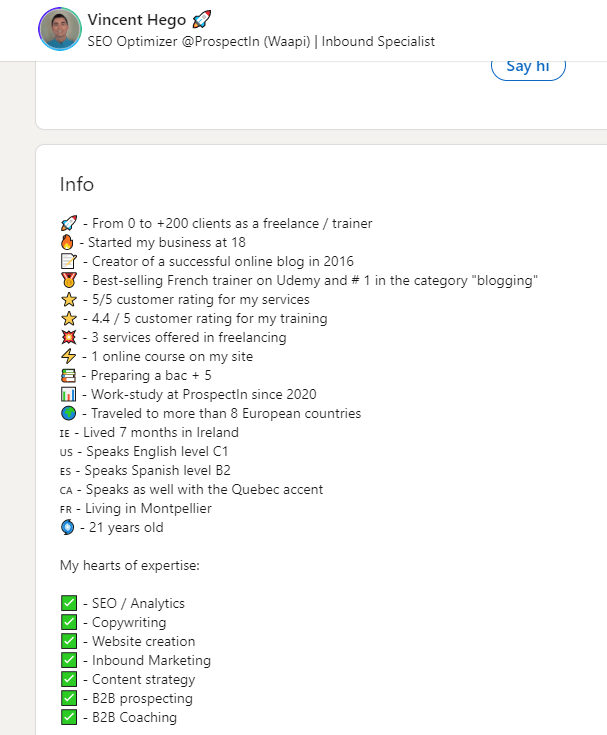 emojis for linkedin posts