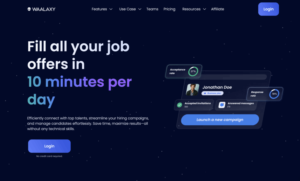 Waalaxy X LinkedIn to boost your career