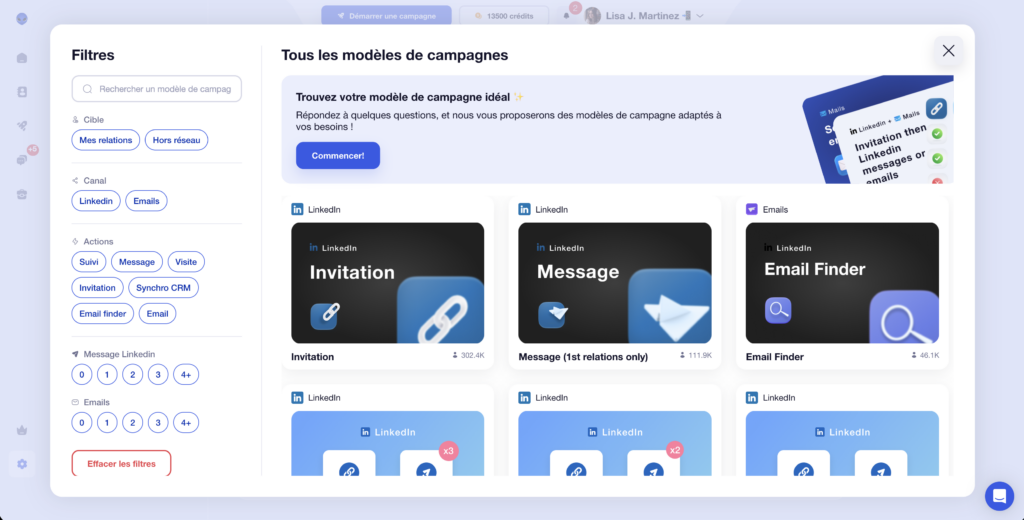 Automatiser LinkedIn Sales Navigator avec Waalaxy