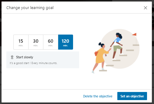 linkedin learning goal