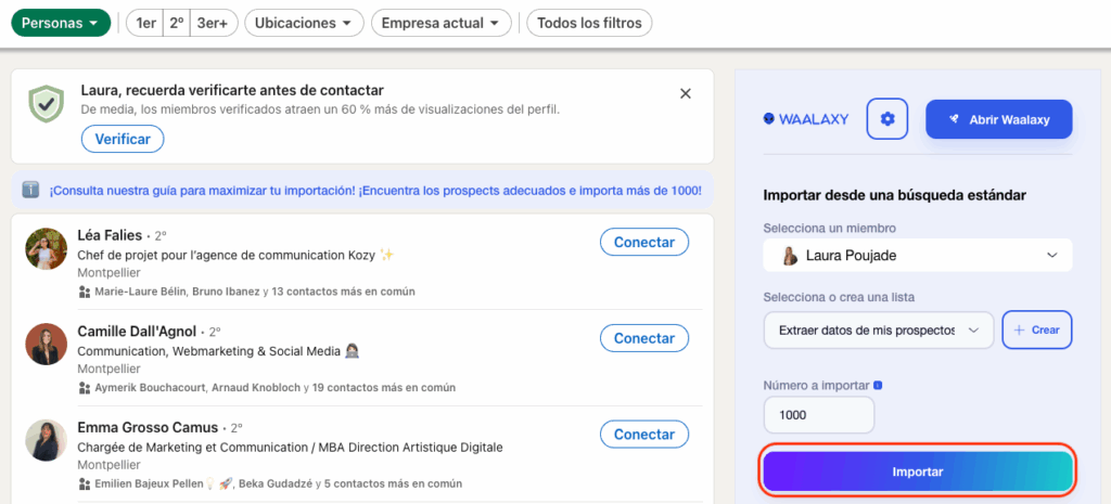 Pasos para hacer linkedin scraping