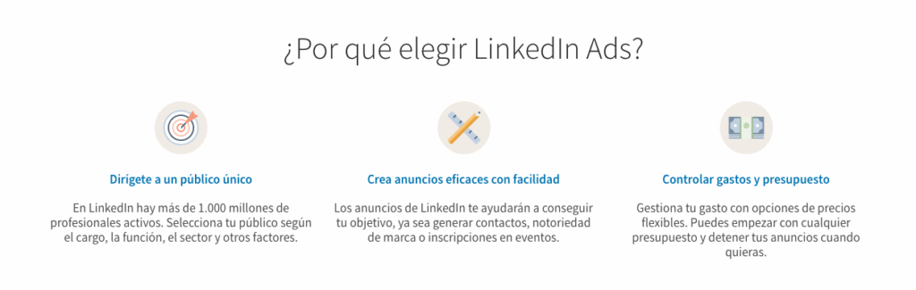 razones para utilizar linkedin ads siendo una empresa
