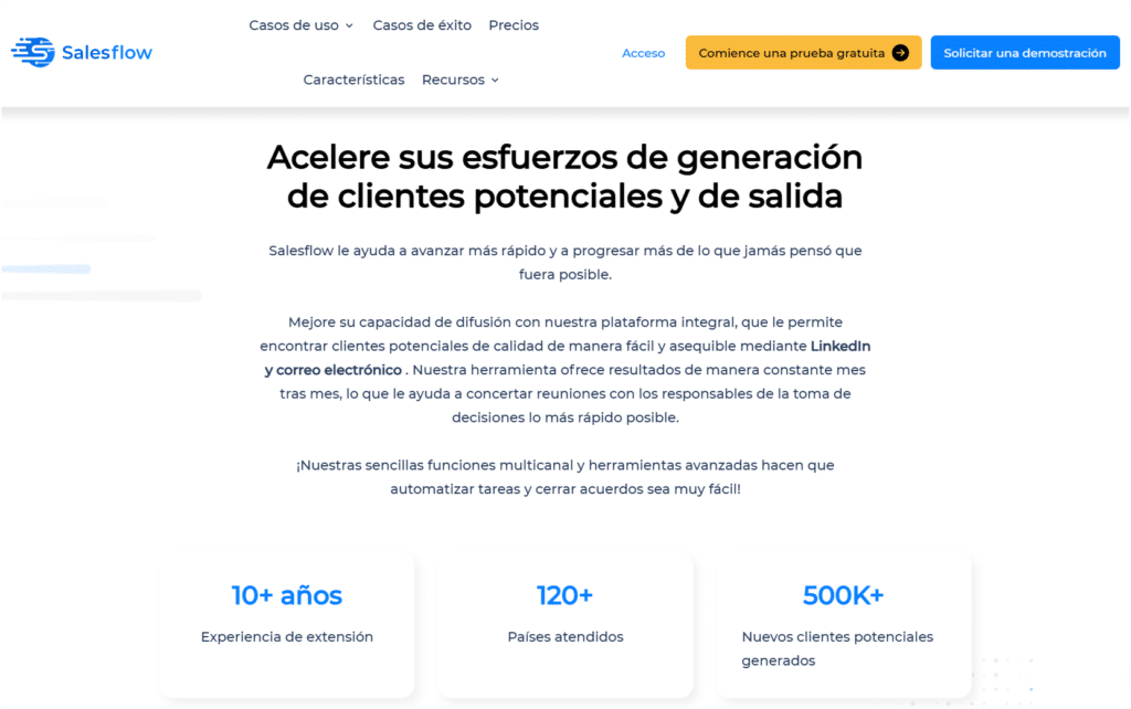 Automatización de SalesFlow LinkedIn