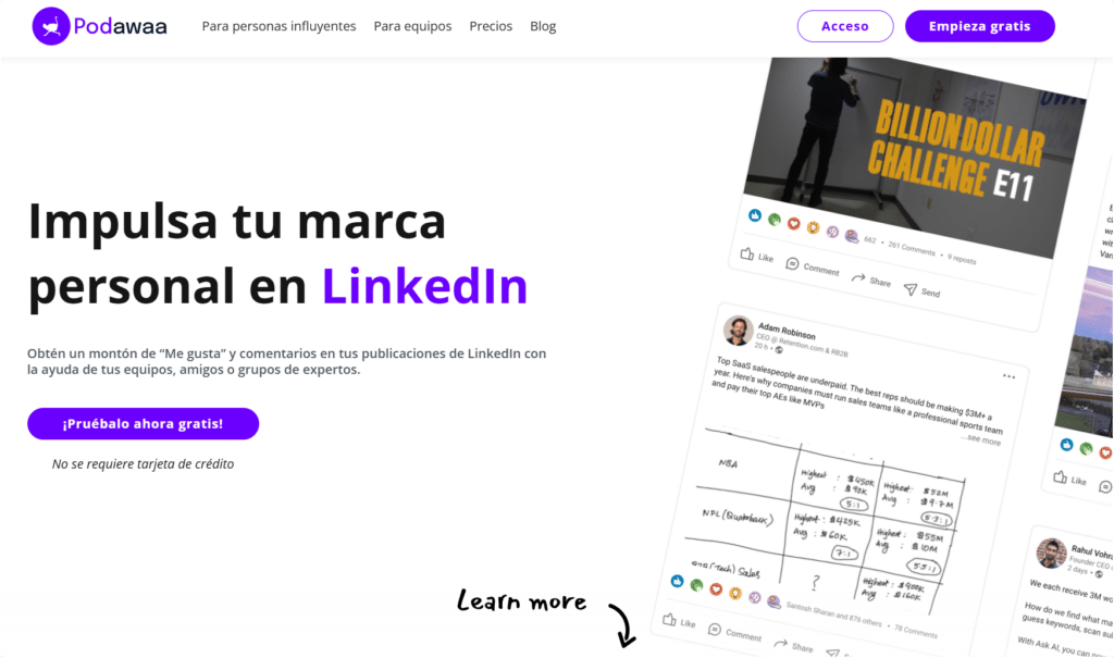 Podawaa automatización LinkedIn