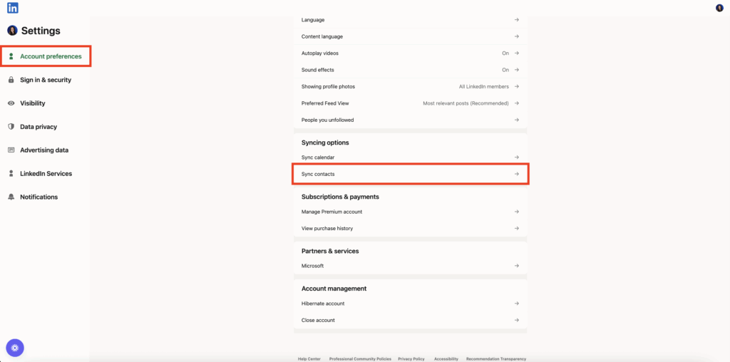 Prevent LinkedIn from sending automated connections