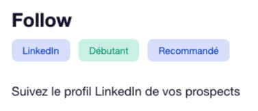 campagne Waalaxy follow LinkedIn