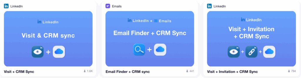 campagne Waalaxy synchro CRM
