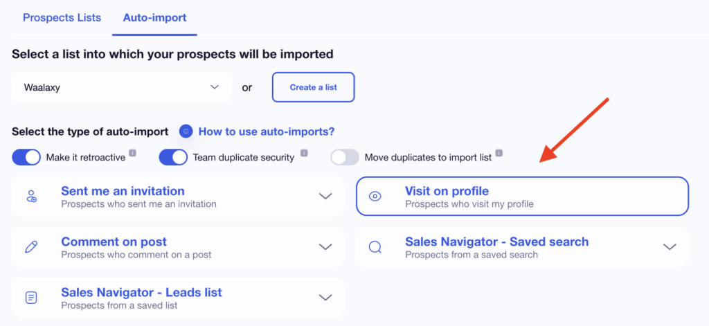 scrape LinkedIn profiles visit on profile