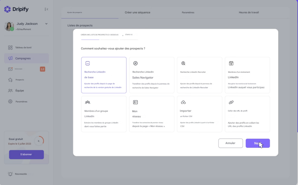 Dripify alternative Dripify landing