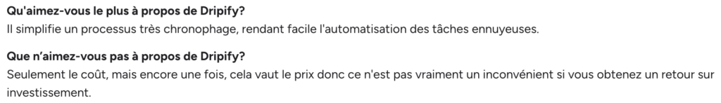 Dripify alternative avis utilisateur 2