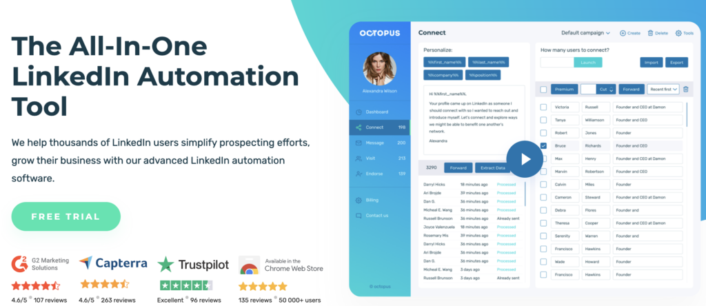 Dripify alternatives Octopus CRM