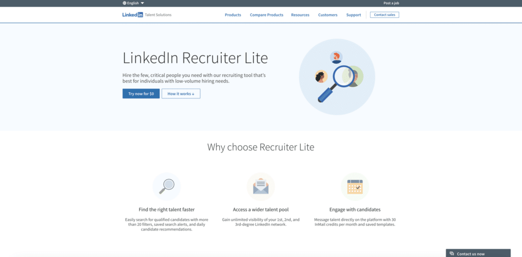 O que é o Linkedin Recruiter Lite?