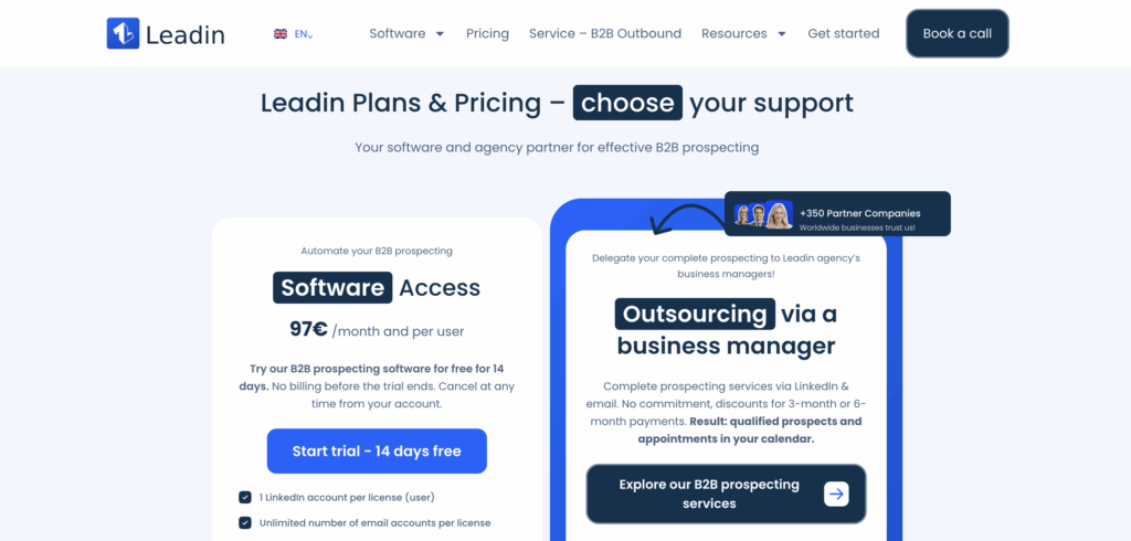 Leadin alternative salesflow