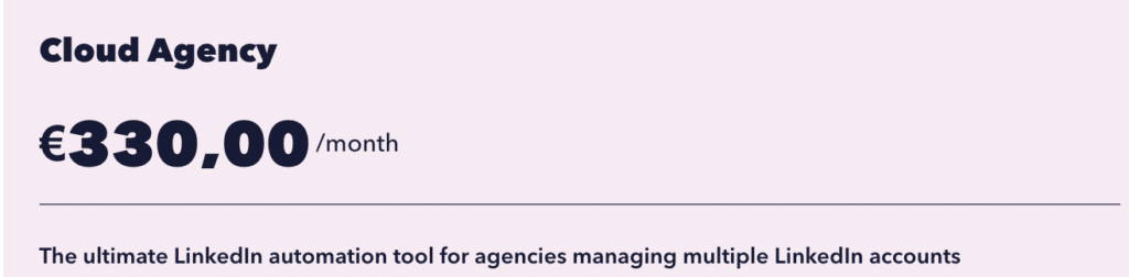 Duxsoup agency rates