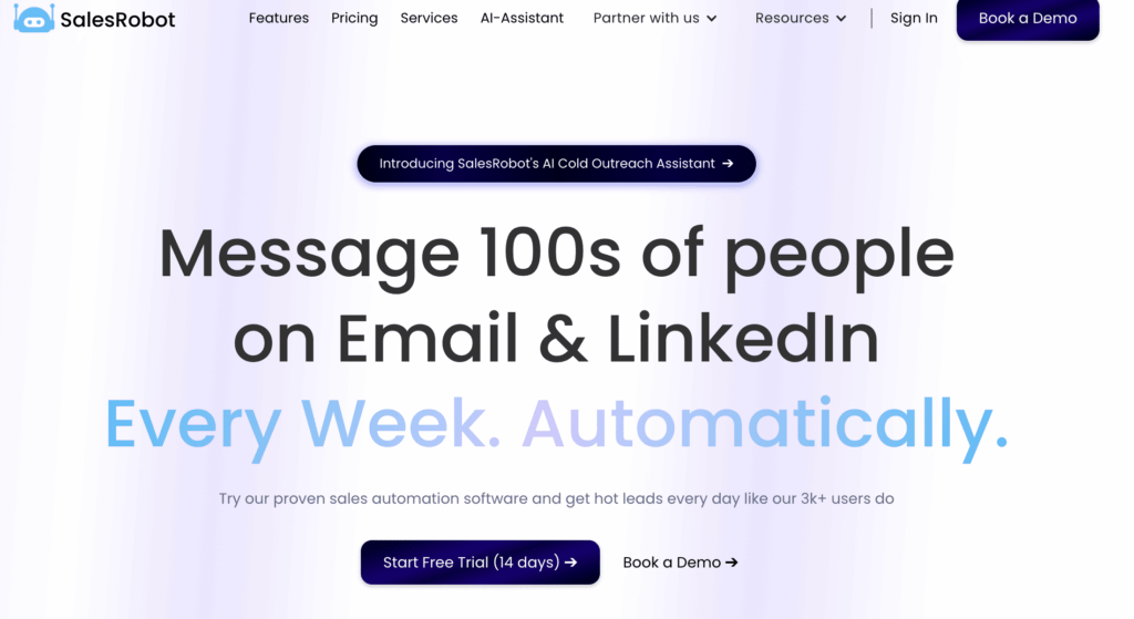 SalesRobot inicio