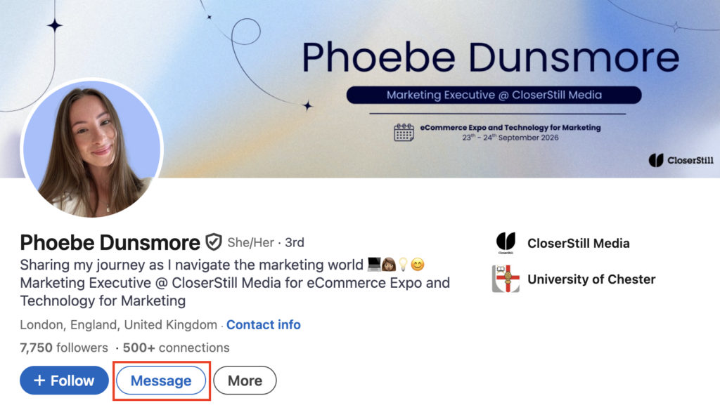 How do I send a LinkedIn messages requests ?